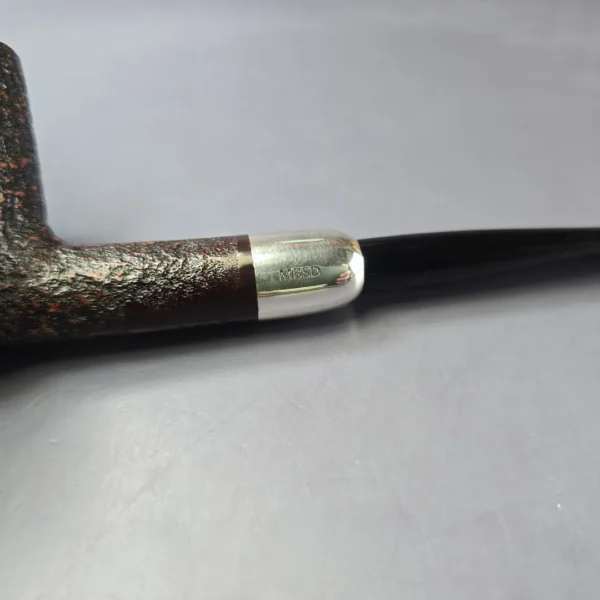 MBSD Briars Timeless Traditions 1 Sandblasted Billiard w/ Silver Handmade Briar Pipe, New - Image 8