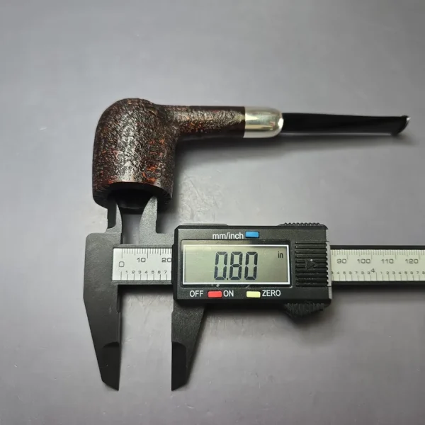 MBSD Briars Timeless Traditions 1 Sandblasted Billiard w/ Silver Handmade Briar Pipe, New - Image 11