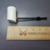 MBSD Meerschaum Deluxe Smooth Poker Block Meerschaum Pipe, New - Image 7