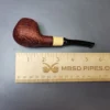 MBSD Briars by Piero Vitale Red Sandblasted Author w/ Boxwood Briar Pipe, New - Image 8