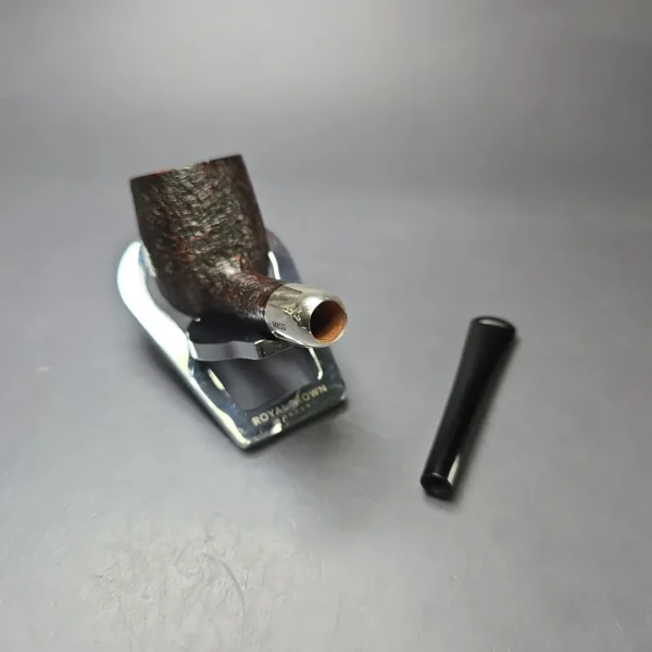MBSD Briars Timeless Traditions 1 Sandblasted Billiard w/ Silver Handmade Briar Pipe, New - Image 12