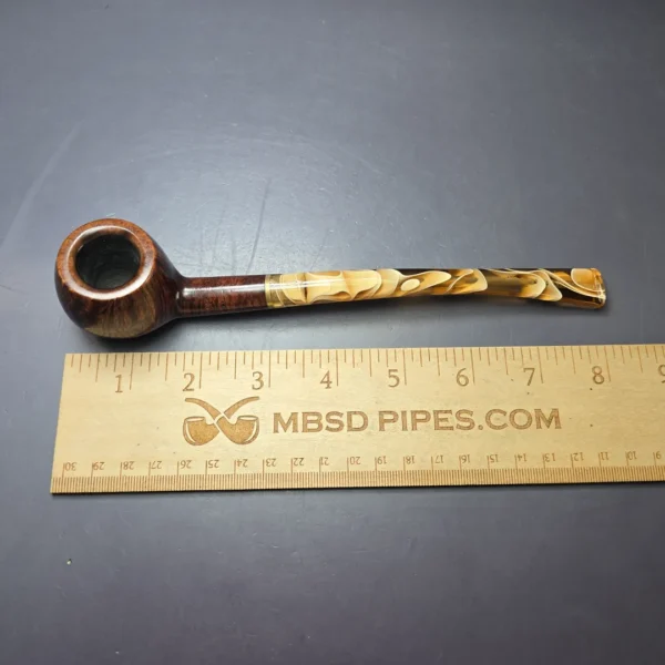 Savinelli Prince of Wales Smooth Prince Estate Briar Pipe, Italian Estates 6mm - Image 3