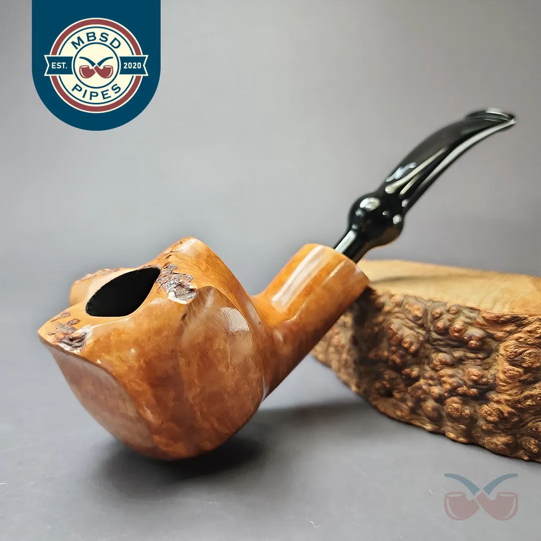 Nording Virgin Grain 2 Smooth Freehand Estate Briar Pipe, Unsmoked