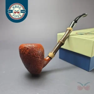 MBSD Briars Modern Masters 1 Sandblasted Peewit w/ Bamboo Briar Pipe, New