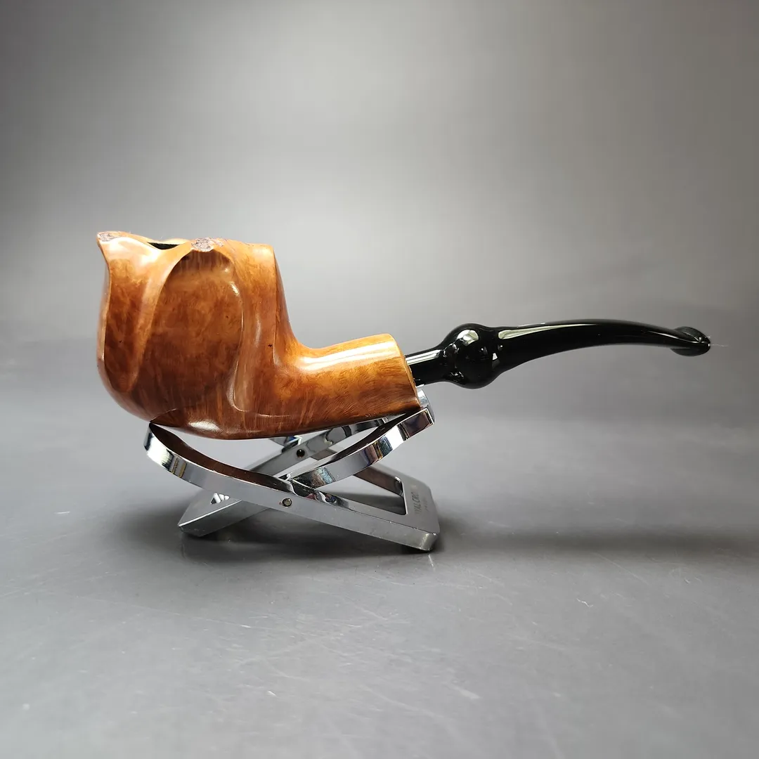 Nording Virgin Grain 2 Smooth Freehand Estate Briar Pipe, Unsmoked - Image 2