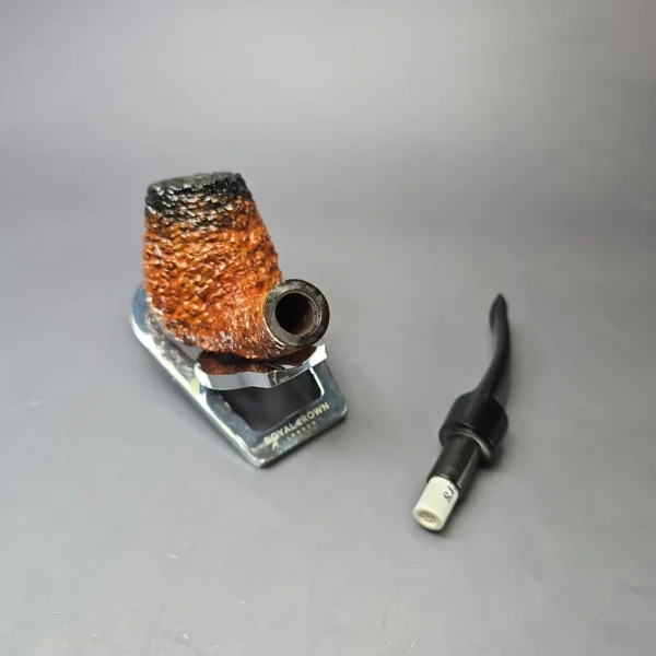 Brebbia 839 Rusticated Brandy Estate Briar Pipe, Italian Estates, 9mm - Image 10