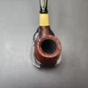 MBSD Briars by Piero Vitale Vintage Sandblasted Brandy w/ Boxwood Briar Pipe, New - Image 5
