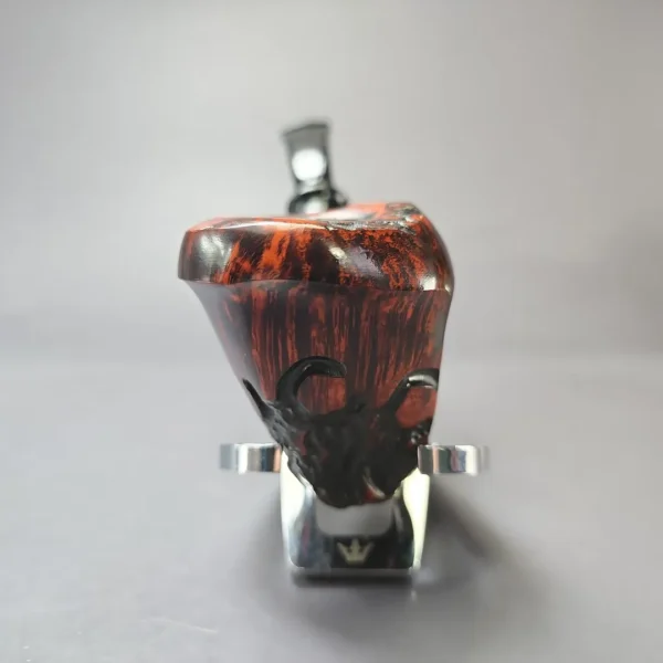 Nording Moss Partially Rusticated Freehand Estate Briar Pipe, Unsmoked - Image 3