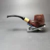 MBSD Briars by Piero Vitale Vintage Sandblasted Brandy w/ Boxwood Briar Pipe, New - Image 8