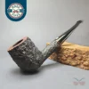 James Upshall Bark Group 6 Partially Rusticated Billiard Estate Briar Pipe, Unsmoked, 9mm