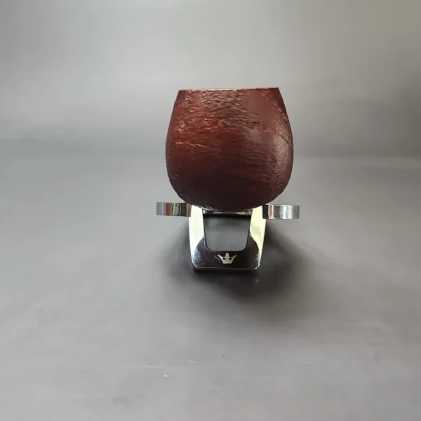 MBSD Briars by Piero Vitale Red Sandblasted Author w/ Boxwood Briar Pipe, New - Image 3