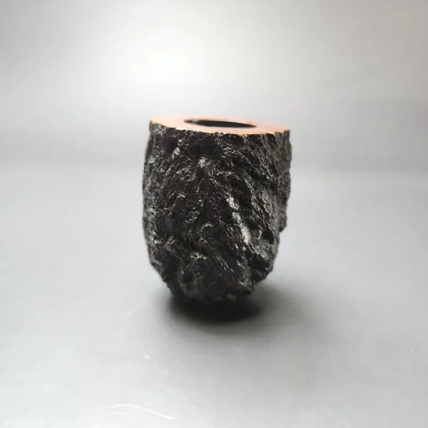 James Upshall Bark Group 6 Partially Rusticated Billiard Estate Briar Pipe, Unsmoked, 9mm - Image 3