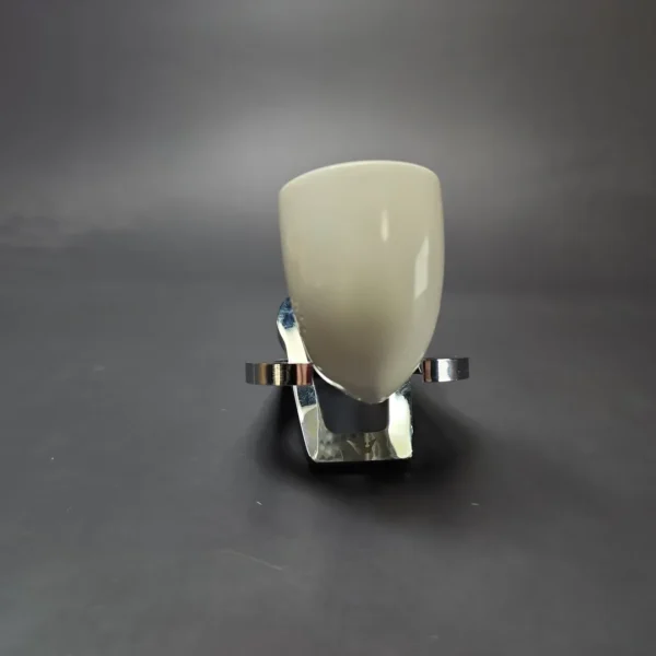 Partial Lattice Bent Dublin w/ Blue Stem & Case Estate Block Meerschaum Pipe, Unsmoked - Image 4