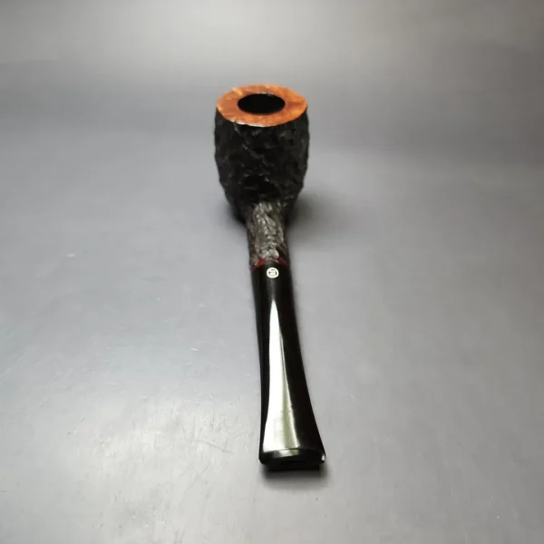 James Upshall Bark Group 6 Partially Rusticated Billiard Estate Briar Pipe, Unsmoked, 9mm - Image 4