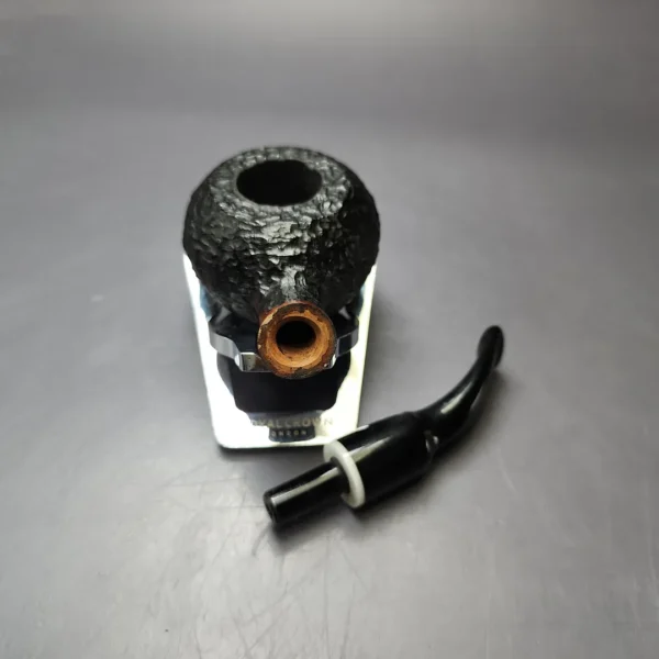 Rigoletto Rusticated Diplomat Estate Briar Pipe, Italian Estates - Image 12