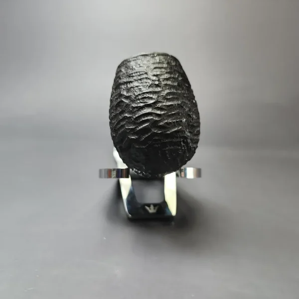 MBSD Briars by Piero Vitale Black Rusticated Brandy w/ Boxwood Briar Pipe, New - Image 3