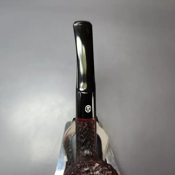 James Upshall Bark Group 6 Rusticated Acorn Dublin Estate Briar Pipe, Unsmoked - Image 5