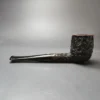 James Upshall Bark Group 6 Partially Rusticated Billiard Estate Briar Pipe, Unsmoked, 9mm - Image 8