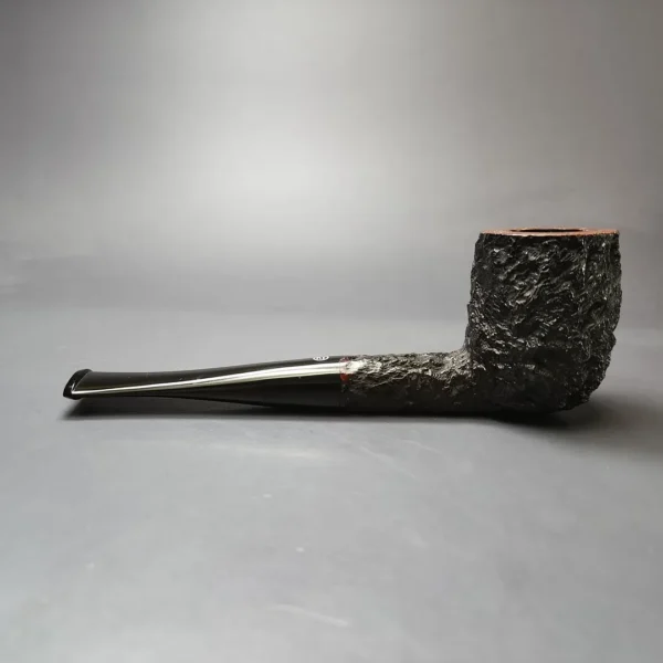 James Upshall Bark Group 6 Partially Rusticated Billiard Estate Briar Pipe, Unsmoked, 9mm - Image 8