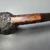 James Upshall Bark Group 6 Partially Rusticated Billiard Estate Briar Pipe, Unsmoked, 9mm - Image 9