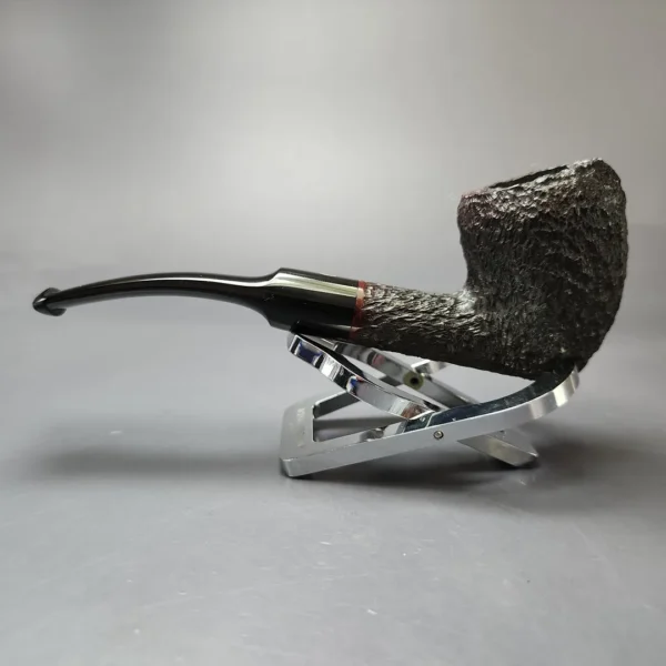James Upshall Bark Group 6 Rusticated Acorn Dublin Estate Briar Pipe, Unsmoked - Image 7