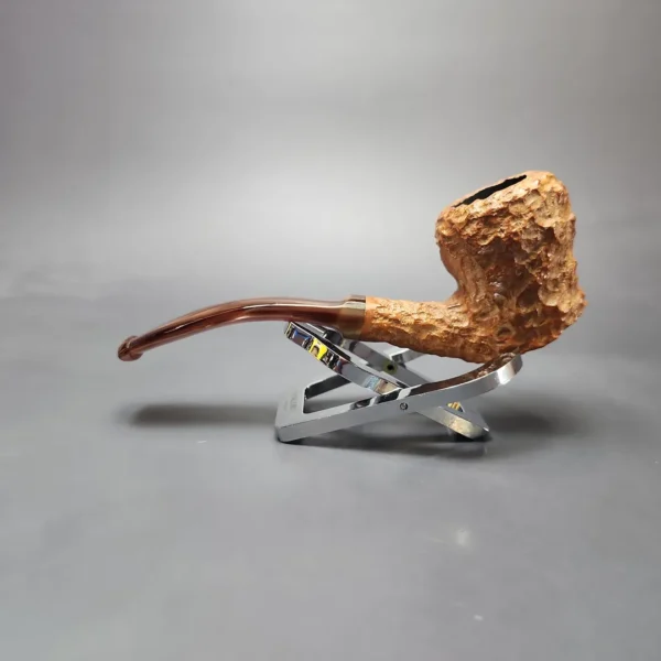 Tobacco Village 912 Rusticated Bent Dublin Estate Briar Pipe, Italian Estates - Image 7