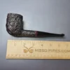 James Upshall Bark Group 6 Partially Rusticated Billiard Estate Briar Pipe, Unsmoked, 9mm - Image 11