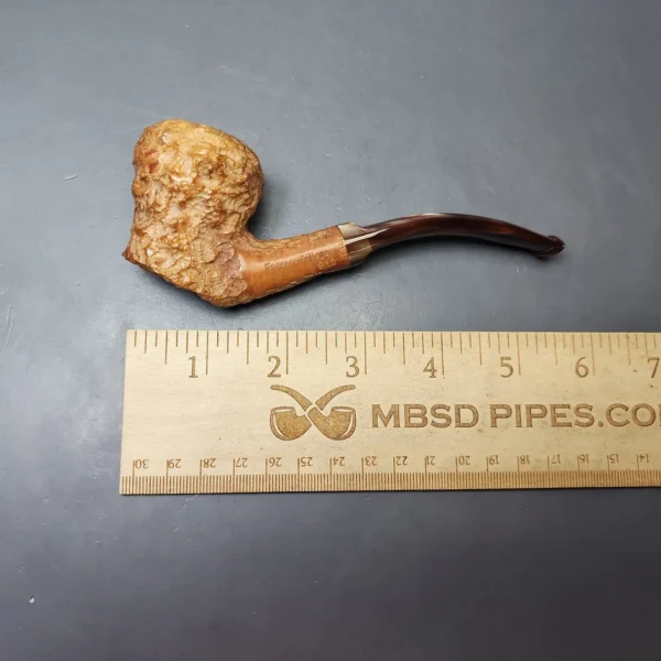 Tobacco Village 912 Rusticated Bent Dublin Estate Briar Pipe, Italian Estates - Image 8