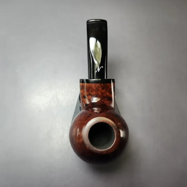 Nording Limited B Smooth Squat Tomato Estate Briar Pipe, Unsmoked - Image 6