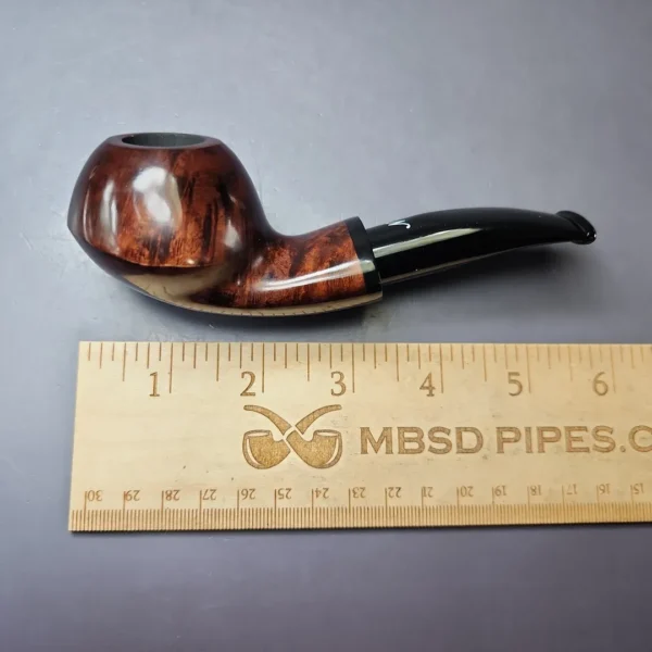 Nording Limited B Smooth Squat Tomato Estate Briar Pipe, Unsmoked - Image 7