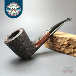 James Upshall Bark Group 6 Rusticated Zulu Estate Briar Pipe, Unsmoked