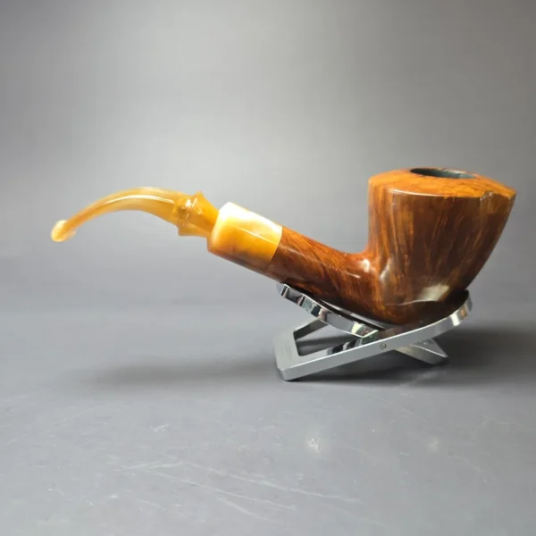 Unknown (Edward's?) XL Smooth Freehand Estate Briar Pipe, American Estates - Image 4