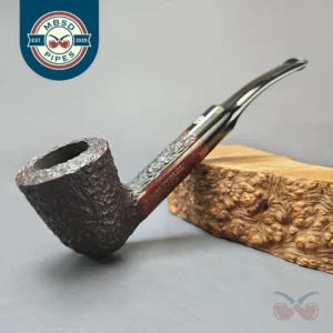 James Upshall Bark Group 5 Rusticated Dublin Estate Briar Pipe, Unsmoked