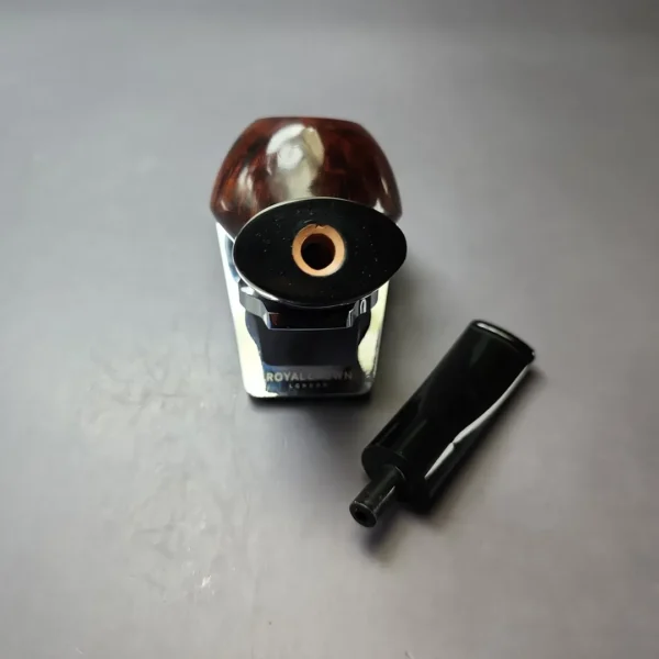 Nording Limited B Smooth Squat Tomato Estate Briar Pipe, Unsmoked - Image 11