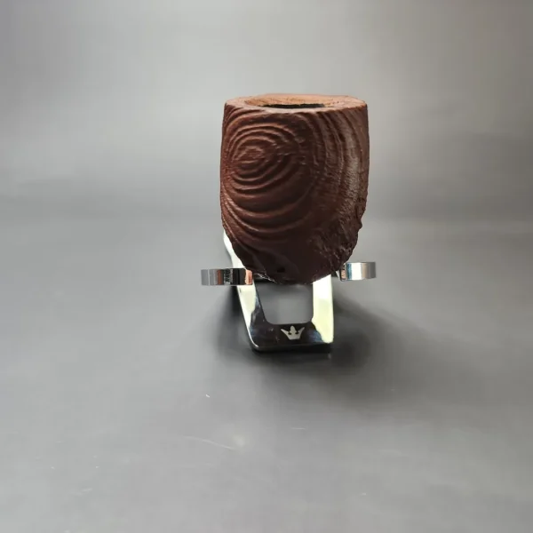 MBSD Briars by Piero Vitale Vintage Sandblasted Billiard w/ Boxwood Briar Pipe, New - Image 3