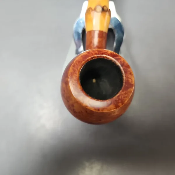 Savinelli Punto Oro 313 Smooth Prince w/ Bamboo Estate Briar Pipe, Italian Estates - Image 4