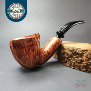 Nording Red Grain 1 Smooth Freehand Estate Briar Pipe, Unsmoked