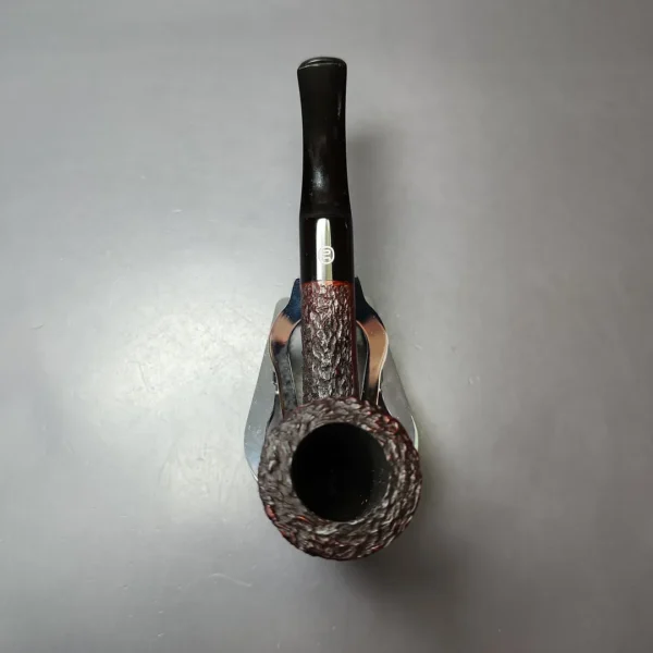 James Upshall Bark Group 5 Rusticated Dublin Estate Briar Pipe, Unsmoked - Image 6