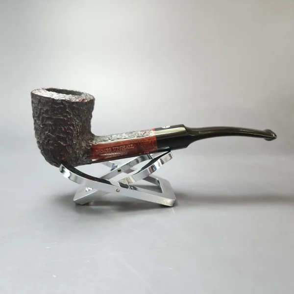 James Upshall Bark Group 5 Rusticated Dublin Estate Briar Pipe, Unsmoked - Image 7