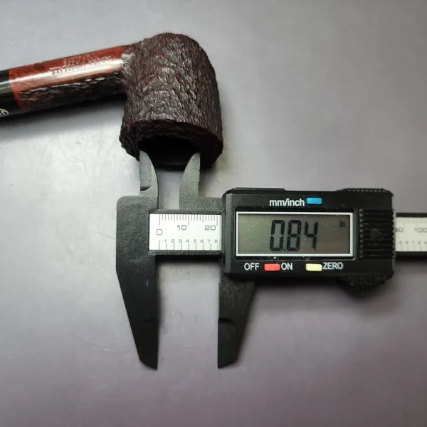 James Upshall Bark Group 5 Rusticated Dublin Estate Briar Pipe, Unsmoked - Image 9