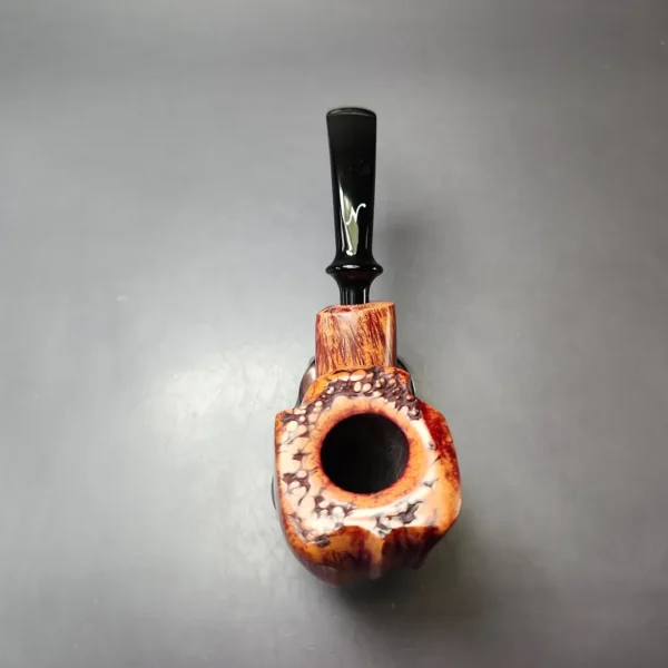 Nording Red Grain 1 Smooth Freehand Estate Briar Pipe, Unsmoked - Image 6