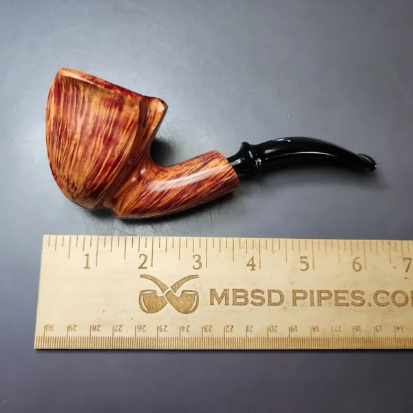 Nording Red Grain 1 Smooth Freehand Estate Briar Pipe, Unsmoked - Image 8