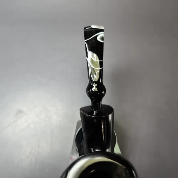 Nording Black Smooth Freehand Estate Briar Pipe, Unsmoked - Image 5