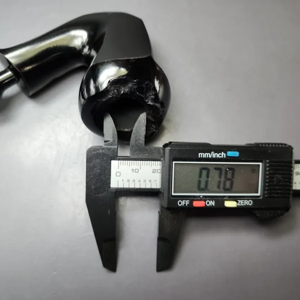 Nording Black Smooth Freehand Estate Briar Pipe, Unsmoked - Image 9