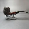 James Upshall Bark Group 6 Partially Rusticated Rhodesian Estate Briar Pipe, Unsmoked - Image 2