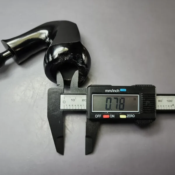 Nording Black Smooth Freehand Estate Briar Pipe, Unsmoked - Image 10