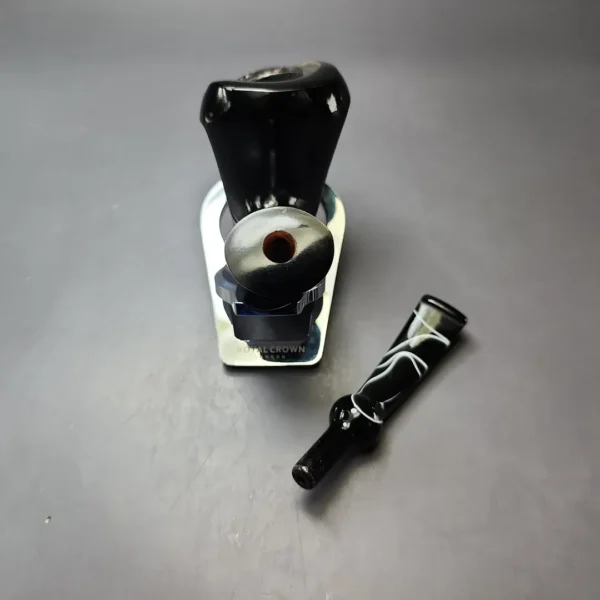 Nording Black Smooth Freehand Estate Briar Pipe, Unsmoked - Image 12