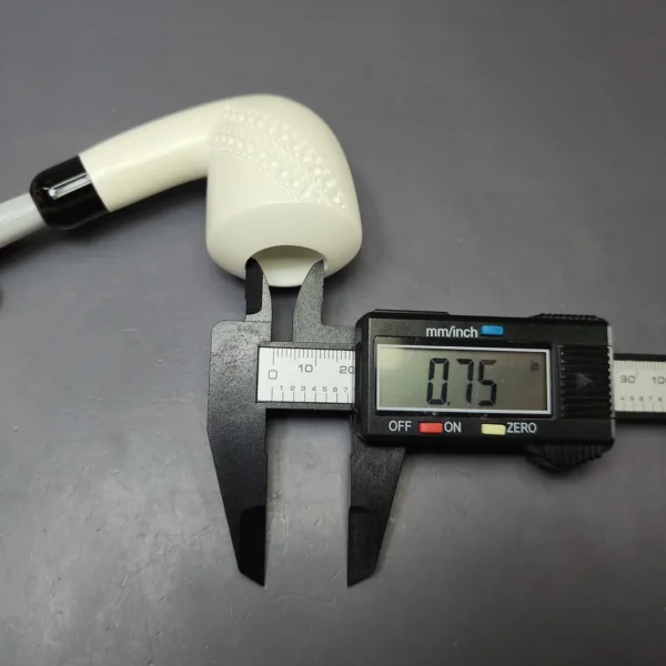 Patrial Latice Dublin w/ Blue Stem & Case Estate Block Meerschaum Pipe, Unsmoked - Image 10