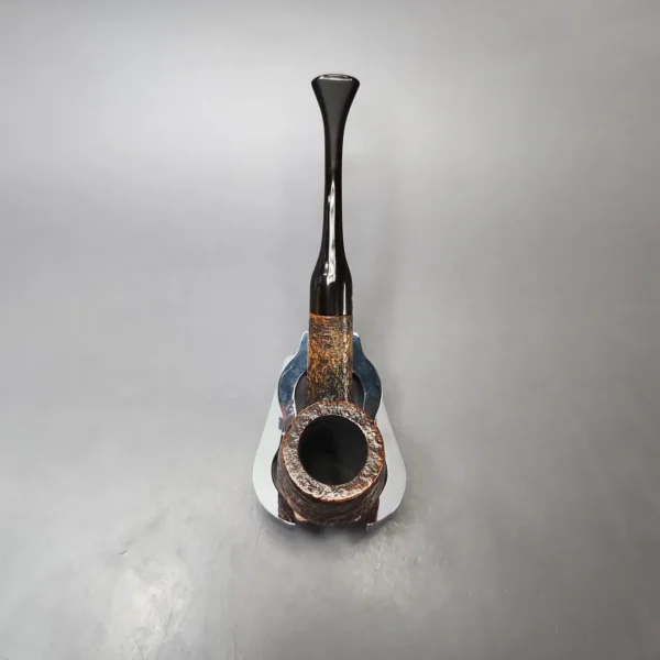 Sasieni Slendaline 59 R Sandblasted Bent Billiard Estate Briar Pipe, English Estates - Image 6