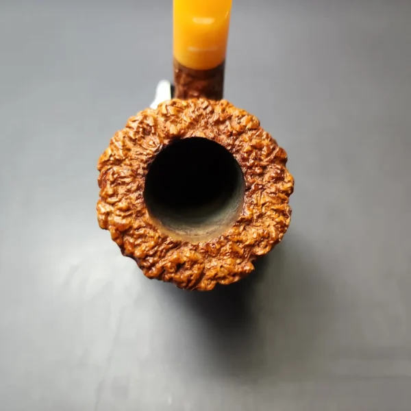 Don Carlos Rusticated Saxophone Dublin Estate Briar Pipe, Italian Estates - Image 5